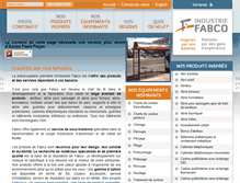 Tablet Screenshot of industriefabco.com